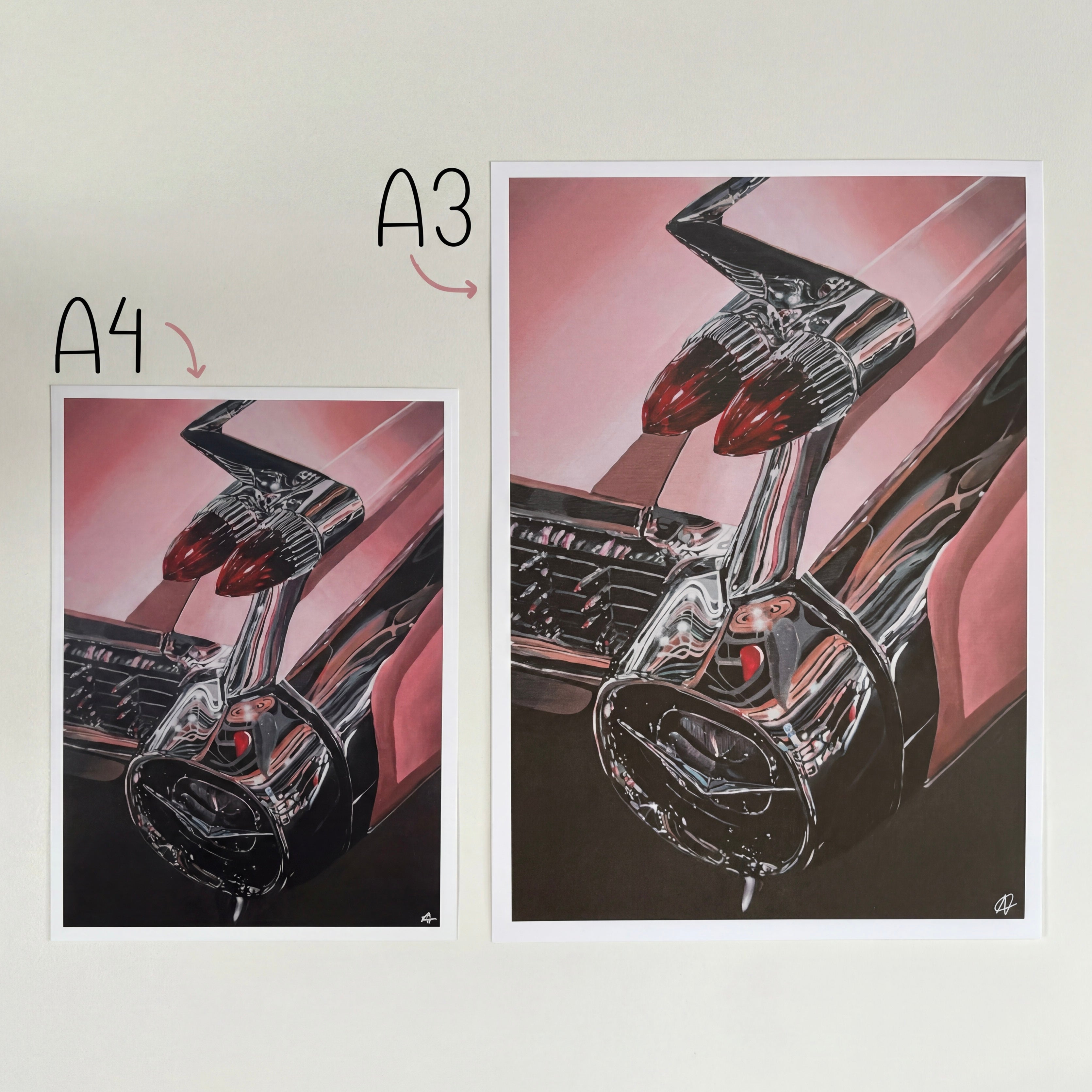 Rosa Cadillac - Print