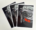 Porsche in grau - Print