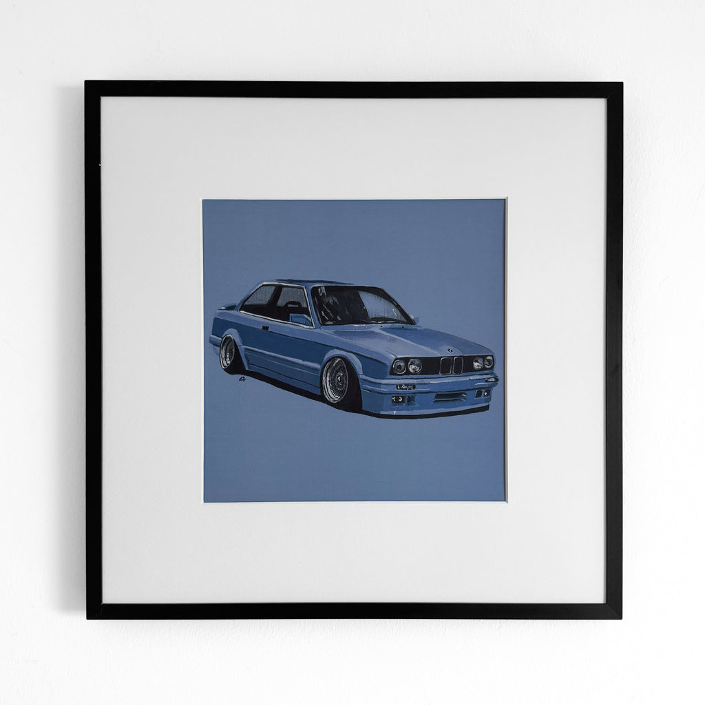 Nr. 7 - babyblau Print