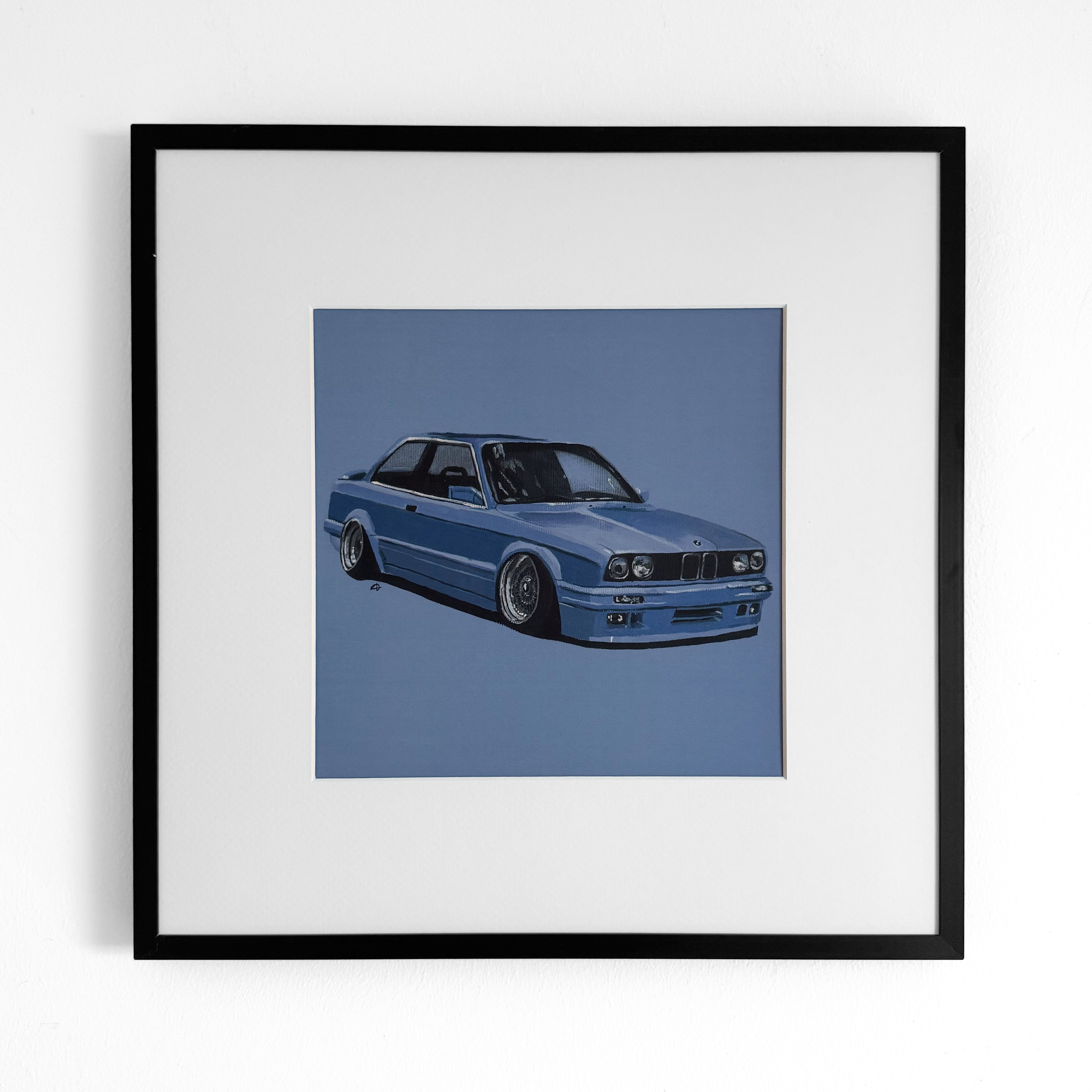 Nr. 7 - babyblau Print