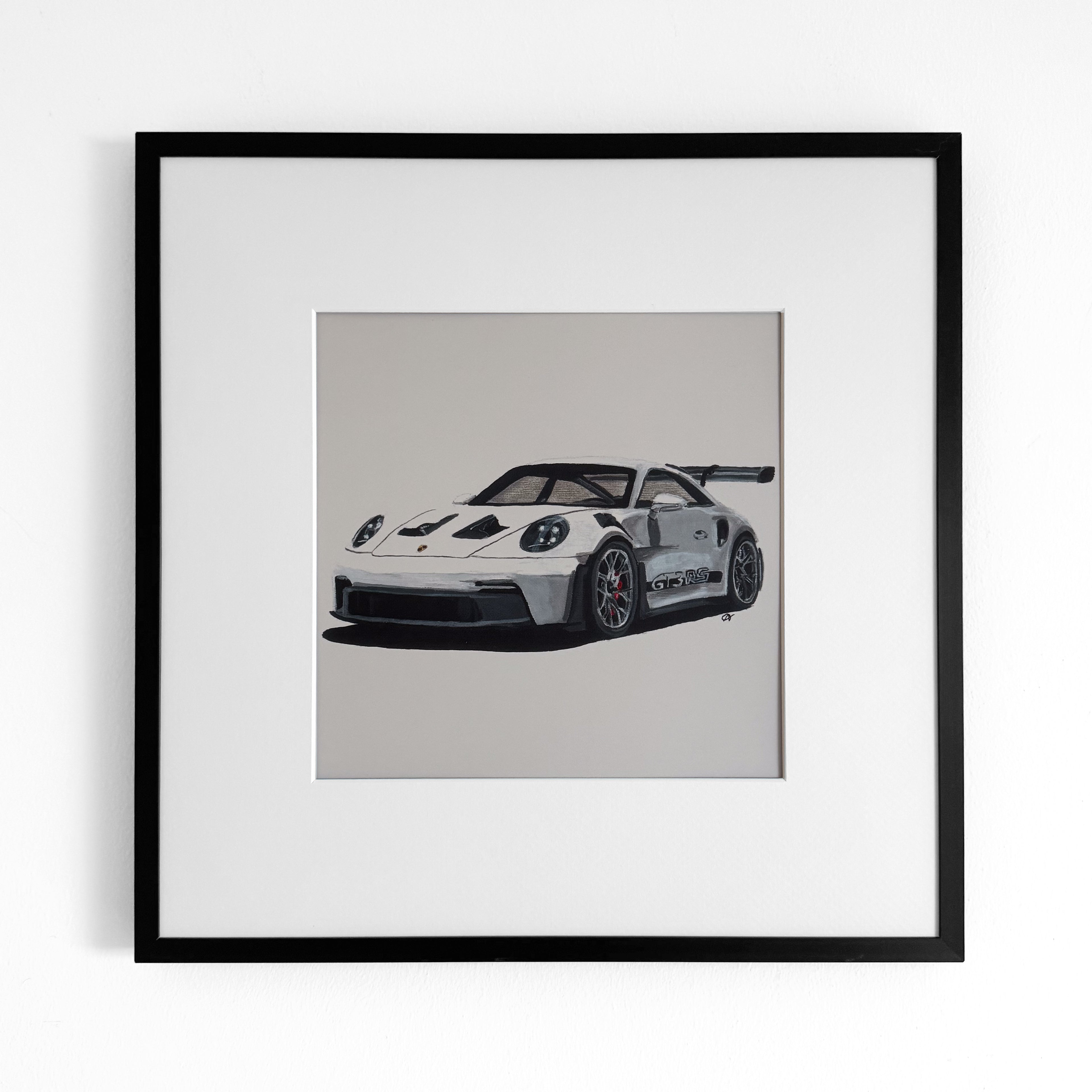 Nr. 8 - weiß Print